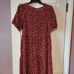 Old Navy button-down floral dress